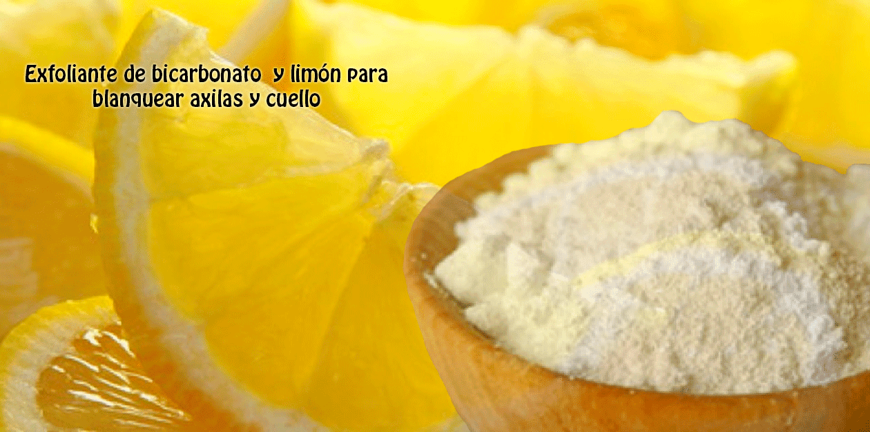 Exfoliante de bicarbonato y limón para blanquear axilas y cuello Belleza y cuidado personal