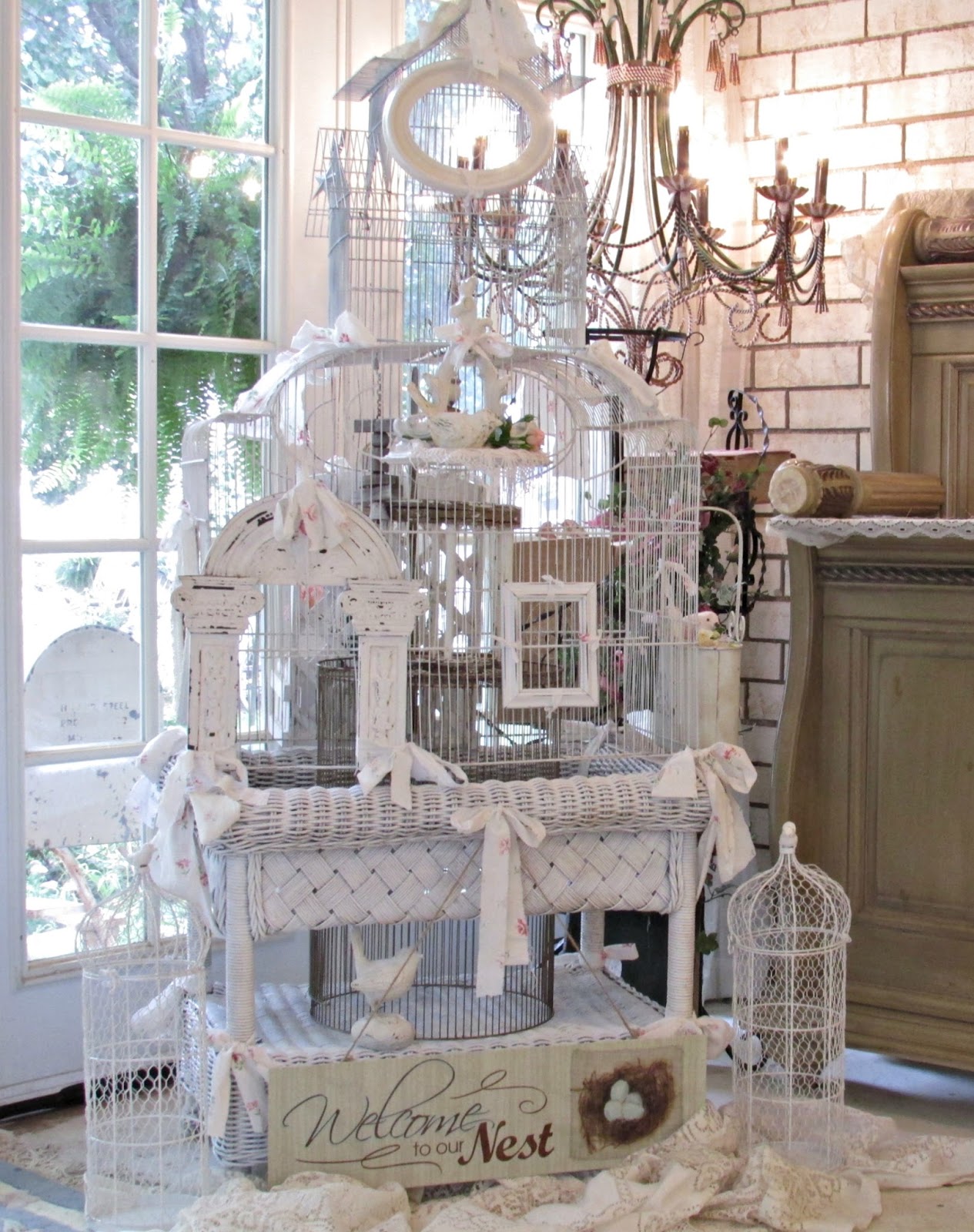 Penny's Vintage Home How to Display a Collection of Birdcages