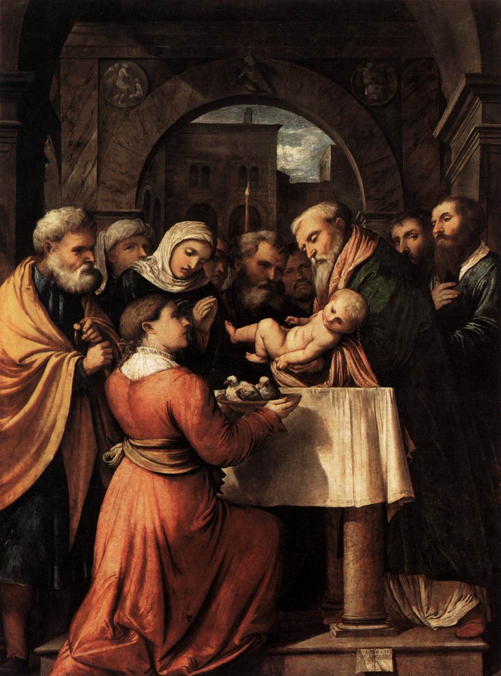 Presentation of jesus in the temple picture