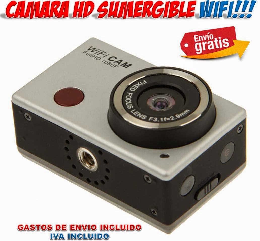camara deportiva sumergible Camara deportiva HD sumergible