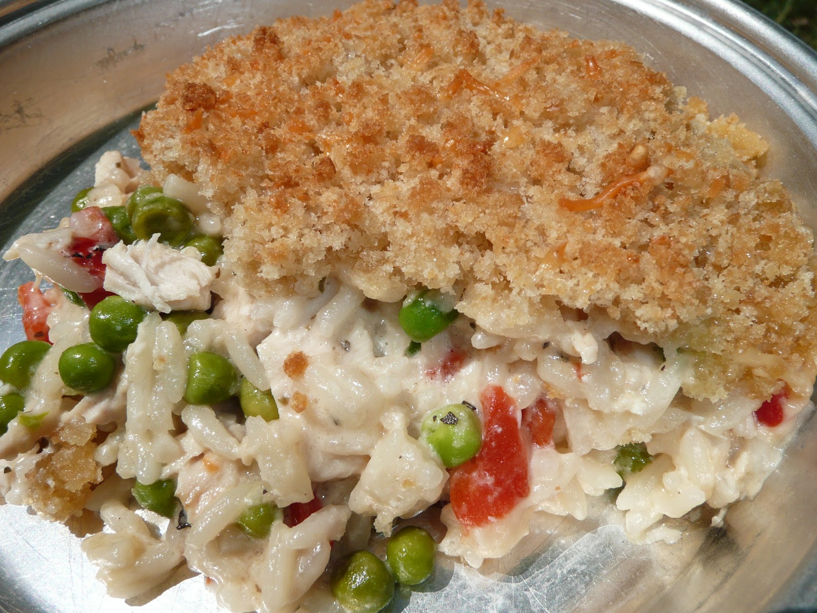 Everyday Dutch Oven Chicken Alfredo and Rice Casserole