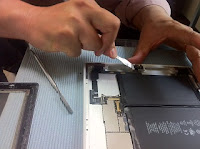 以前iPhone修理された千葉市のTさんはアイパッドのガラス修理です