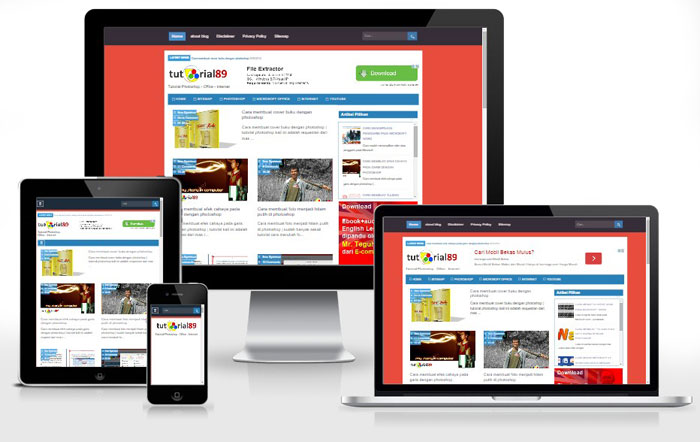 Cara membuat screenshot template responsive keren Cara membuat screenshot template responsive keren