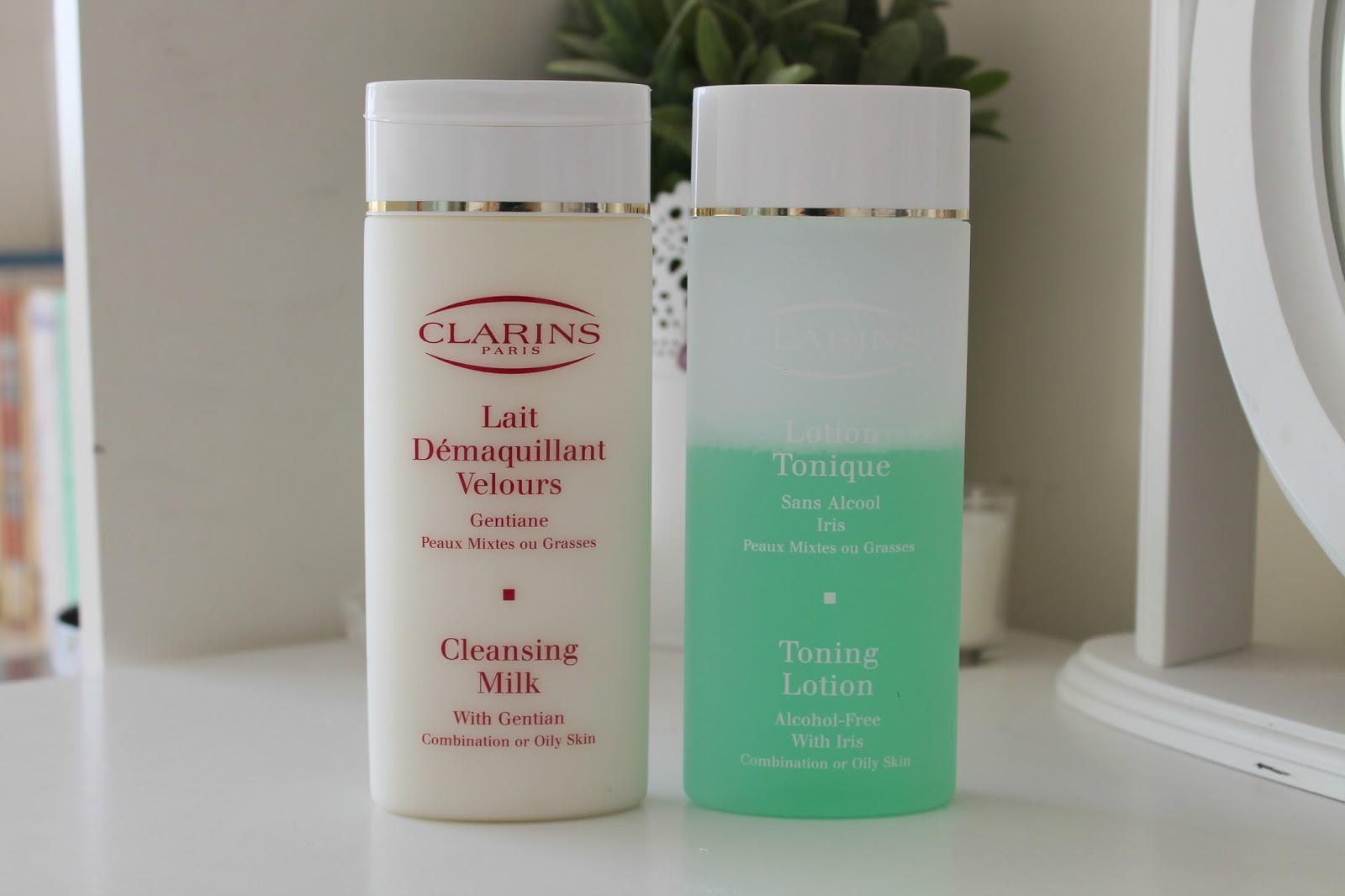 Skincare Sunday Clarins cleanser and toner Charlotte's 