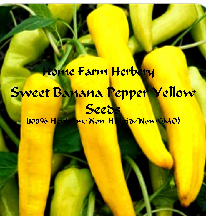 Heirloom! Sweet Banana Pepper Paprika 10+ seeds 