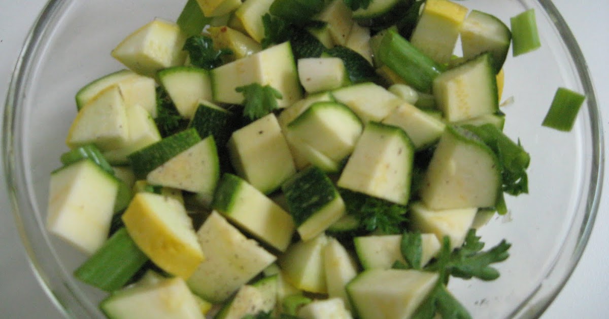nannykim's recipes Zucchini and Yellow squash salad