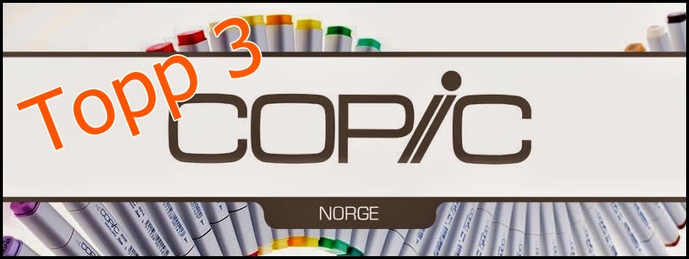 Topp 3 CopicMarkerNorge juni 2017