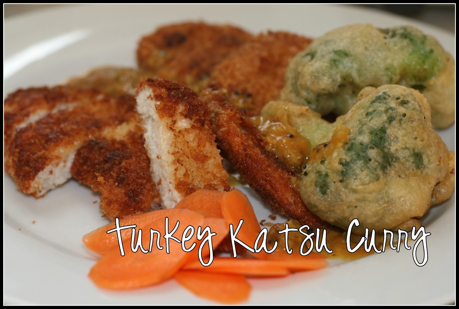 Delicious Turkey Katsu Curry with Japanese Side Dishes