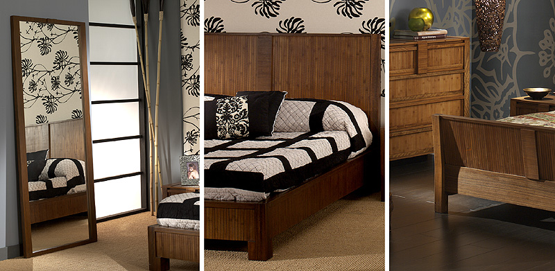 Bedroom set .TIBET craftsman furniture collection design by Somerset Harris