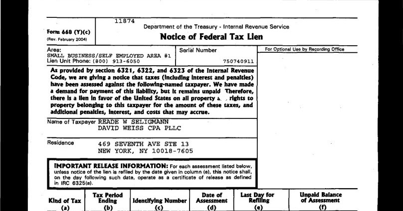the tax times procedures for withdrawals and releases of notices of irs form 10916