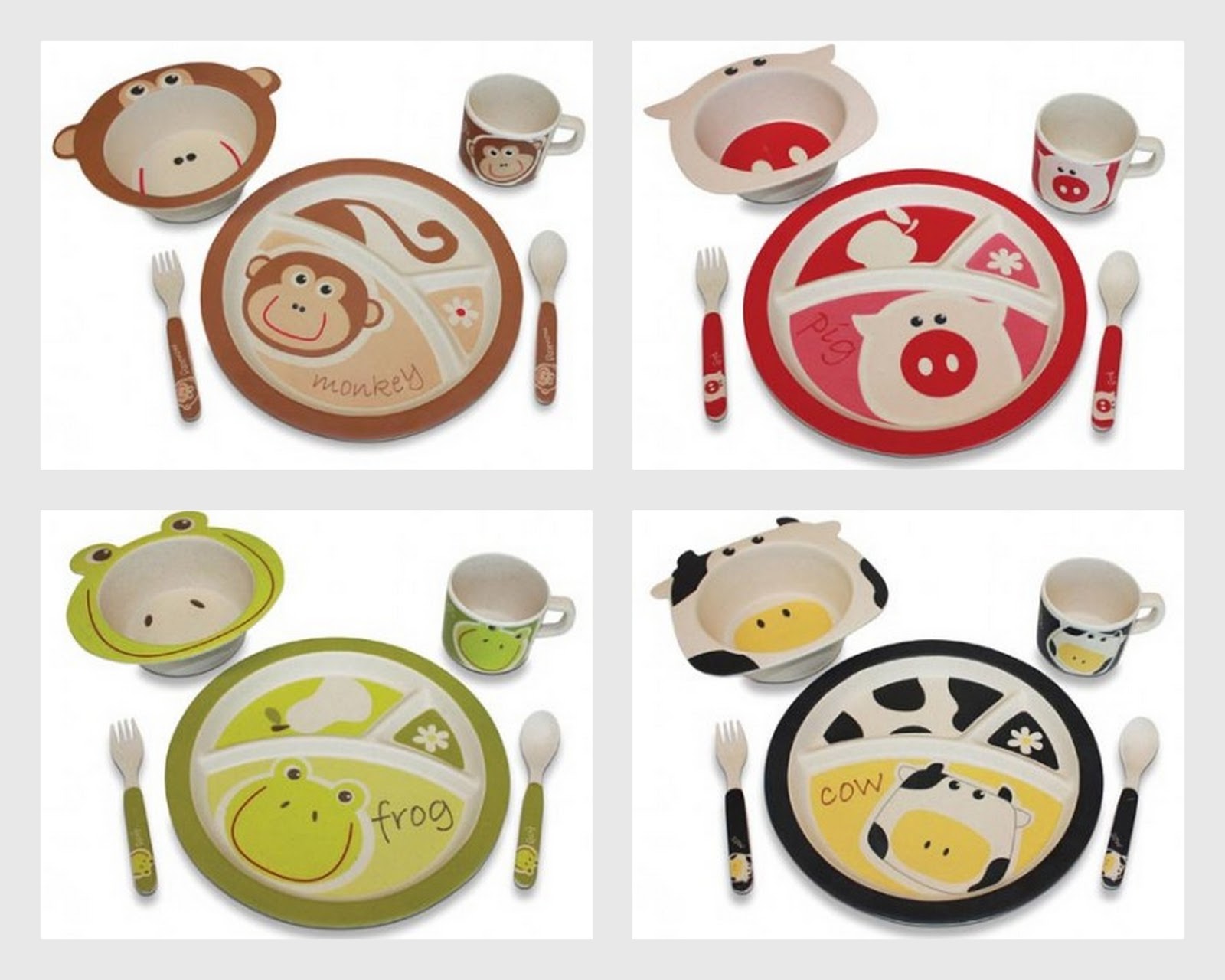 Saucer of Sunshine Kids corner funky melamine plates