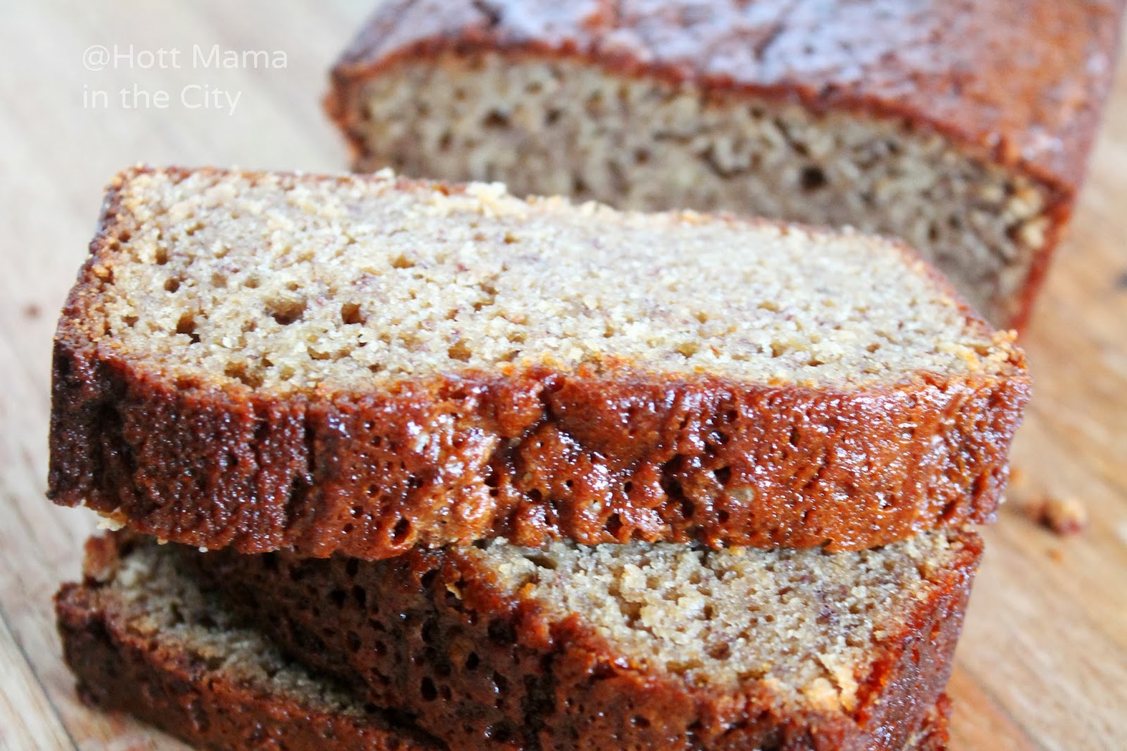 Hot Mama In The City Banana, Peanut Butter and Honey Bread
