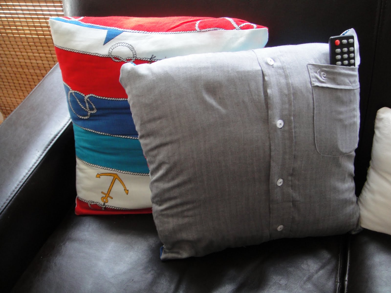 Recycled Sewing Shirt cushion cover