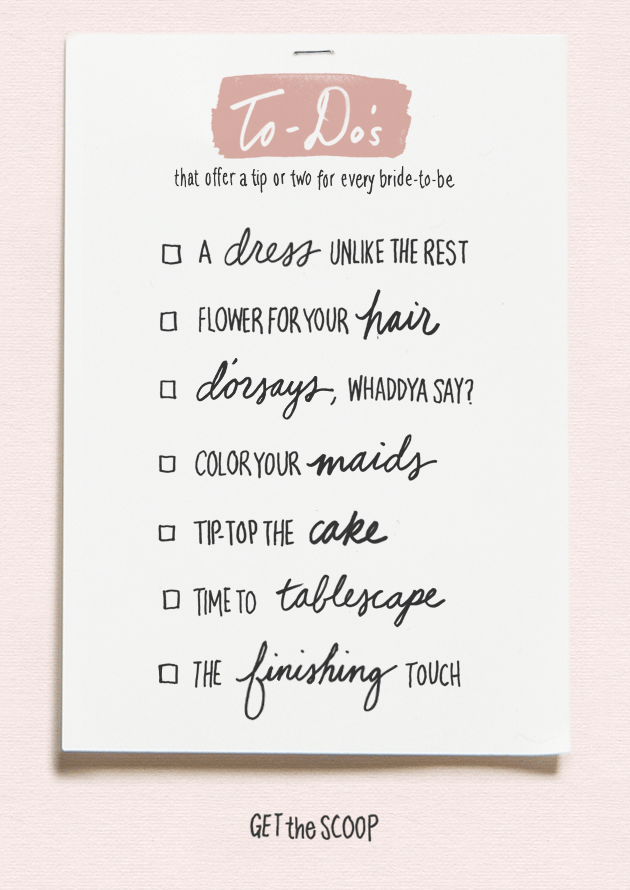 esküvői tennivaló lista - to do list