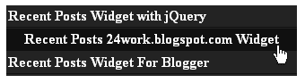 Recent Posts Widget 012 Recent Posts Widget