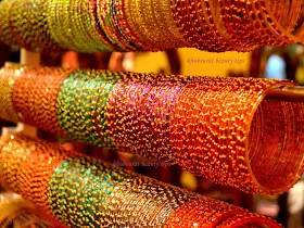 Orange and pink colors bangles Orange and pink colors bangles