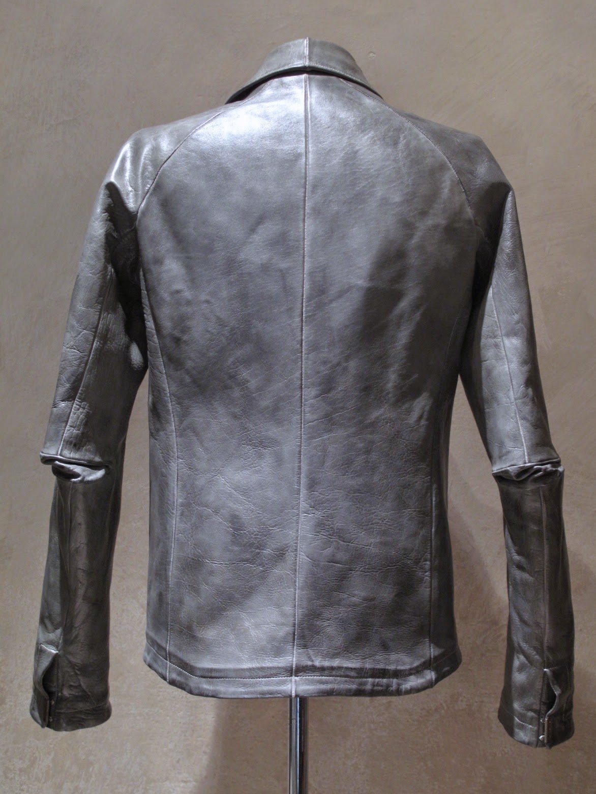 CAROL CHRISTIAN POELL FW14-15 LINED SCARSTITCHED LEATHER JACKET