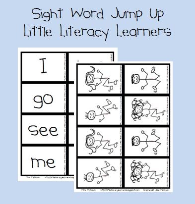 Little Literacy Learners: Sight Word Jump-Up (Kindergarten)
