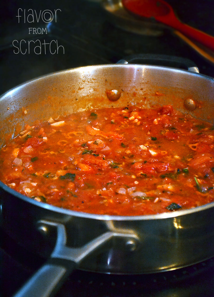 garden fresh pizza sauce flavor from scratch