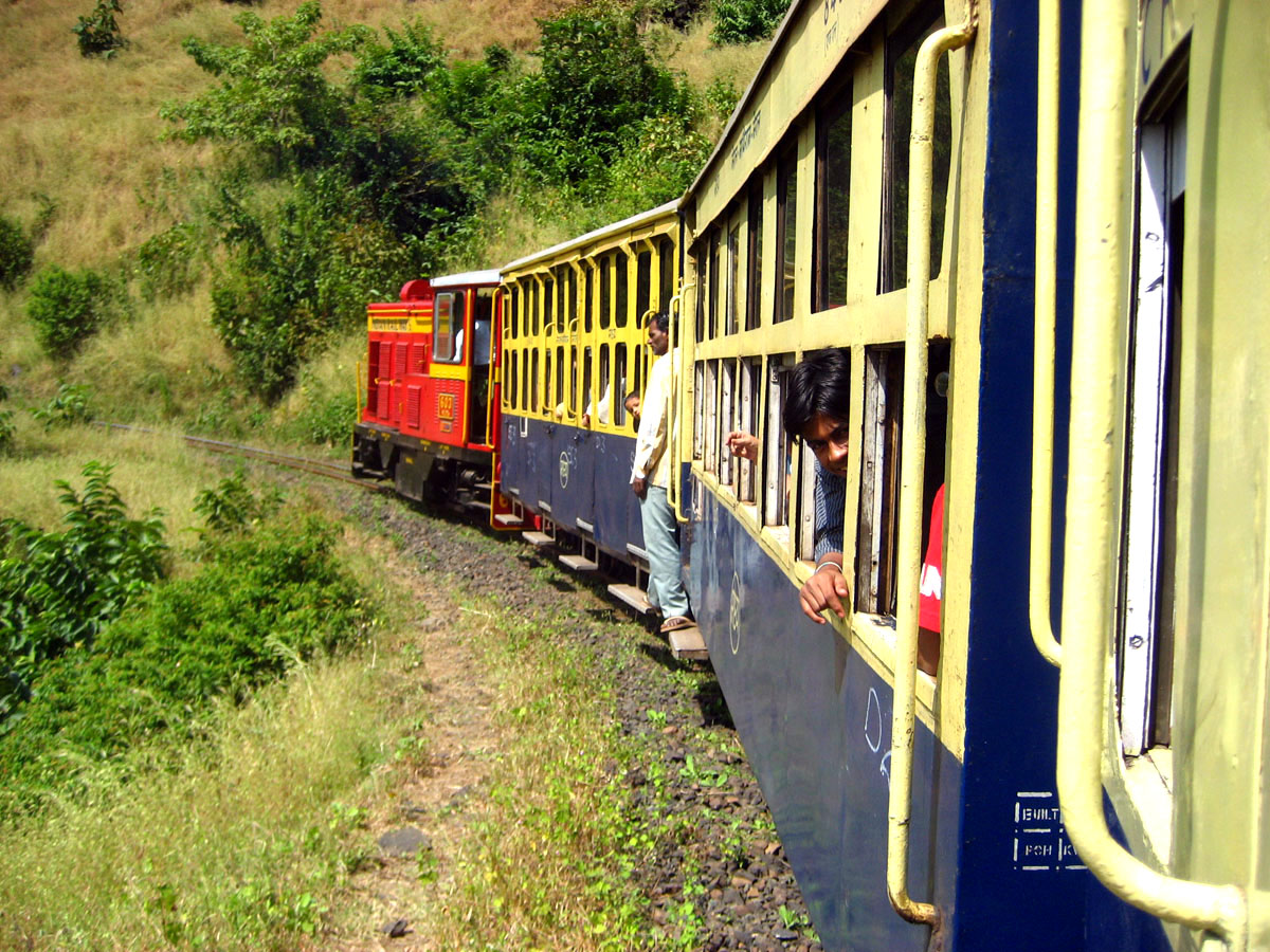 Exotic Hill journey in Matheran hill toy train Photobundle