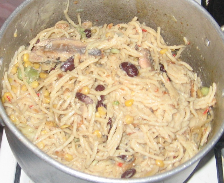 How To Cook Healthy Coconut Spaghetti With Coconut Milk And Peas