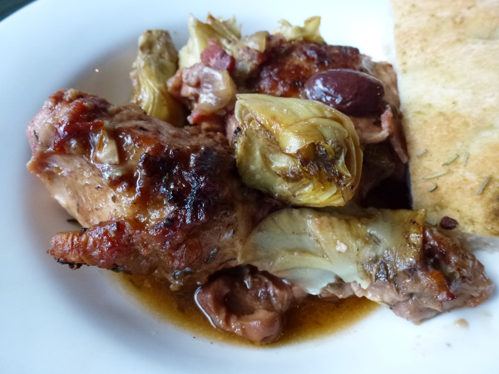 Anna's Table Mediterranean Chicken, with Artichokes, Olives and Capers