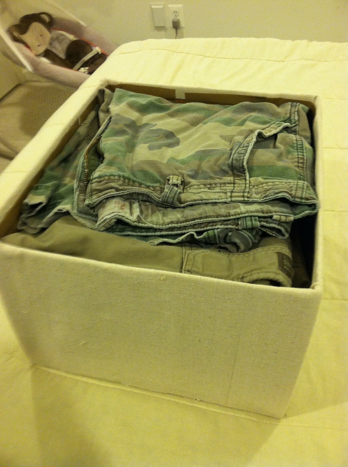 Mission Atlas Canvas Storage Boxes DIY