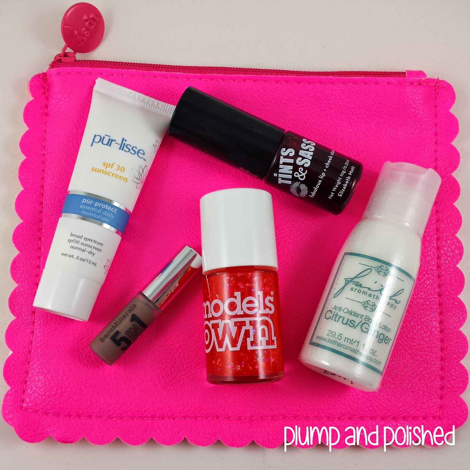 Plump and Polished Ipsy Glam Bag July 2014 Sensationally Sunkissed