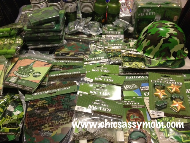 Camouflage Party Theme