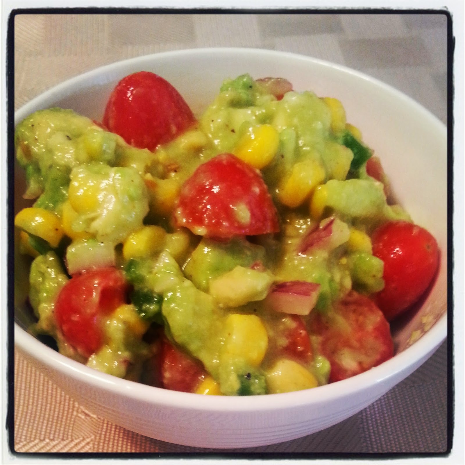 Twins in the Cities Avocado Corn Salad