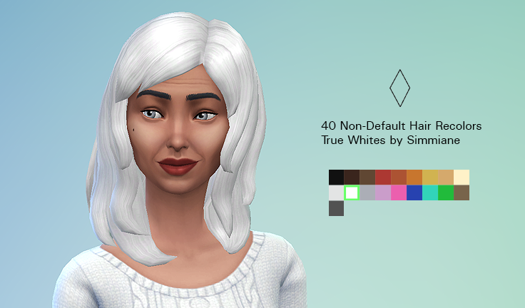sims 4 default hair color replacement