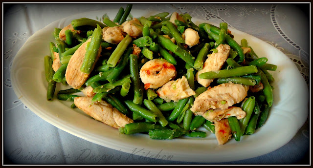 spicy chicken with green beans 8