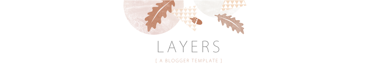 Layers Premade Blogger Template by Envye
