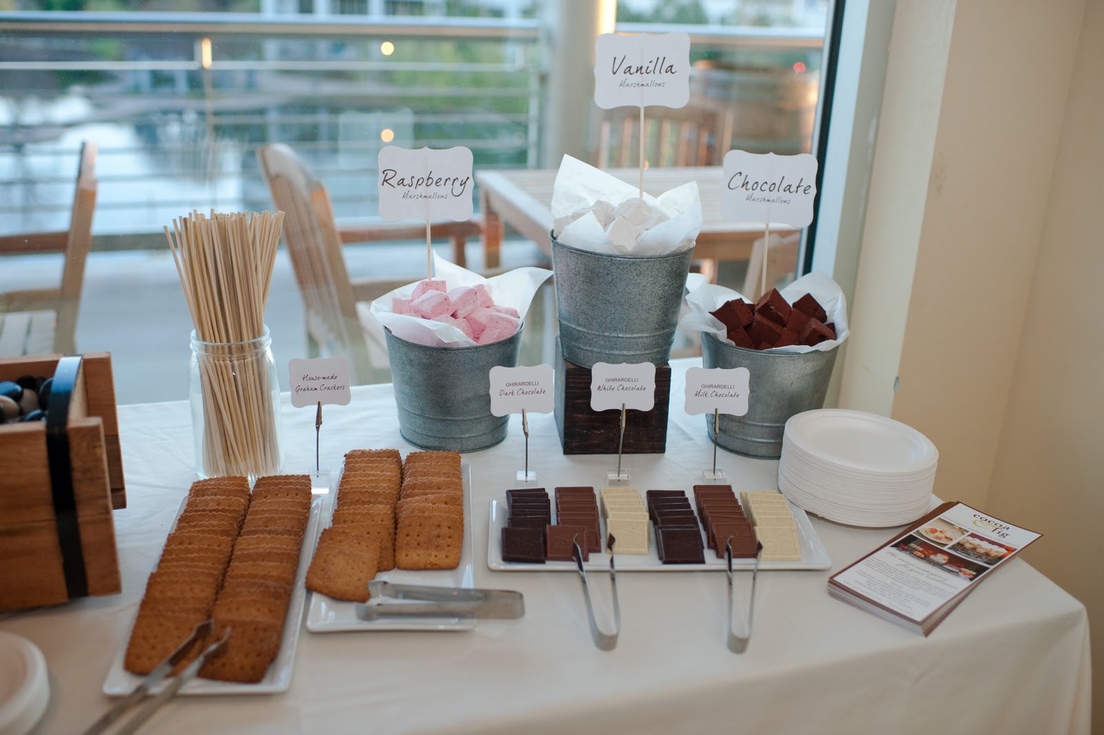 cocoa & fig Gourmet S'mores Bar by Cocoa & Fig