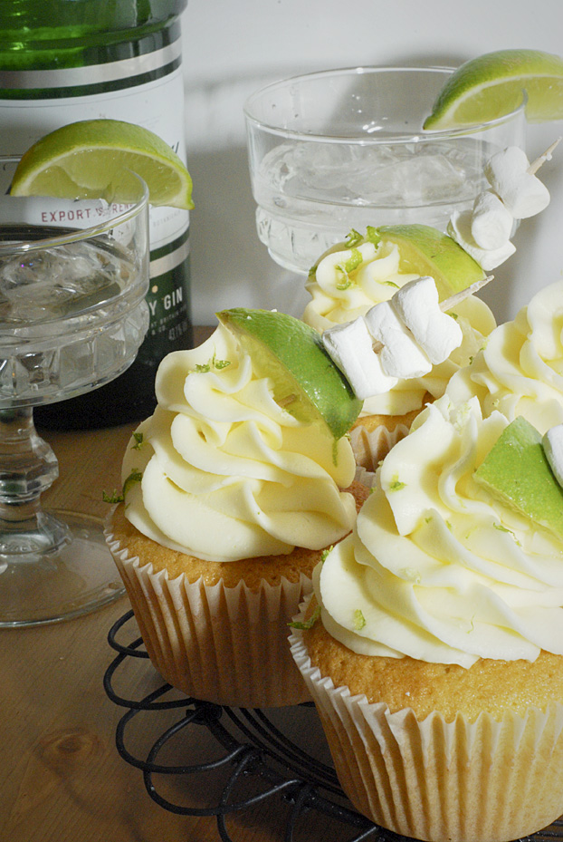 Gin and Tonic Cupcakes Katie Cakes