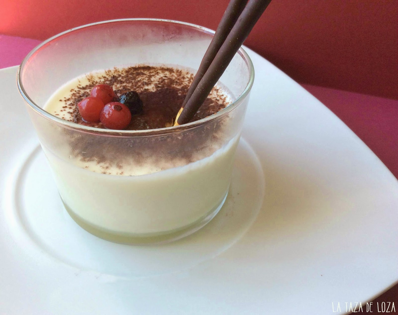 Pannacotta De Yogur & Chocolate
