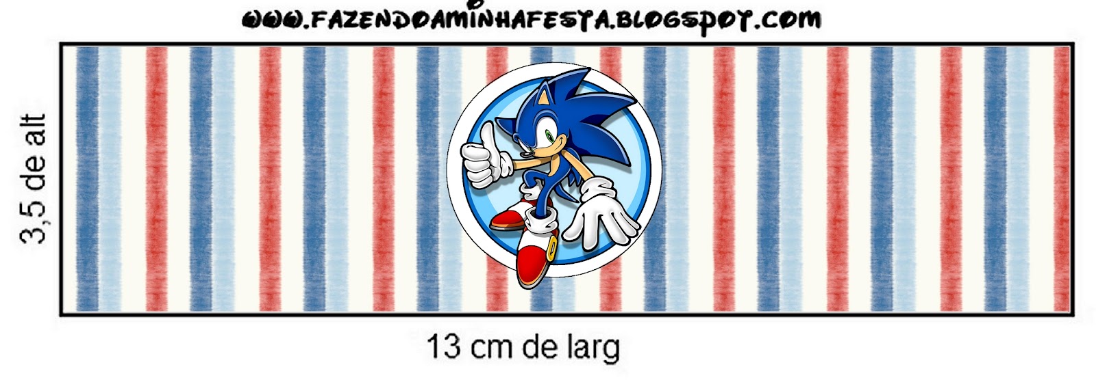 Festa do sonic imprimir