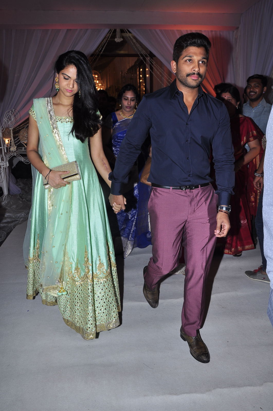Allu Arjun-Sneha at Priyanak Dutt Wedding Reception Photos, Actor Allu Arju...