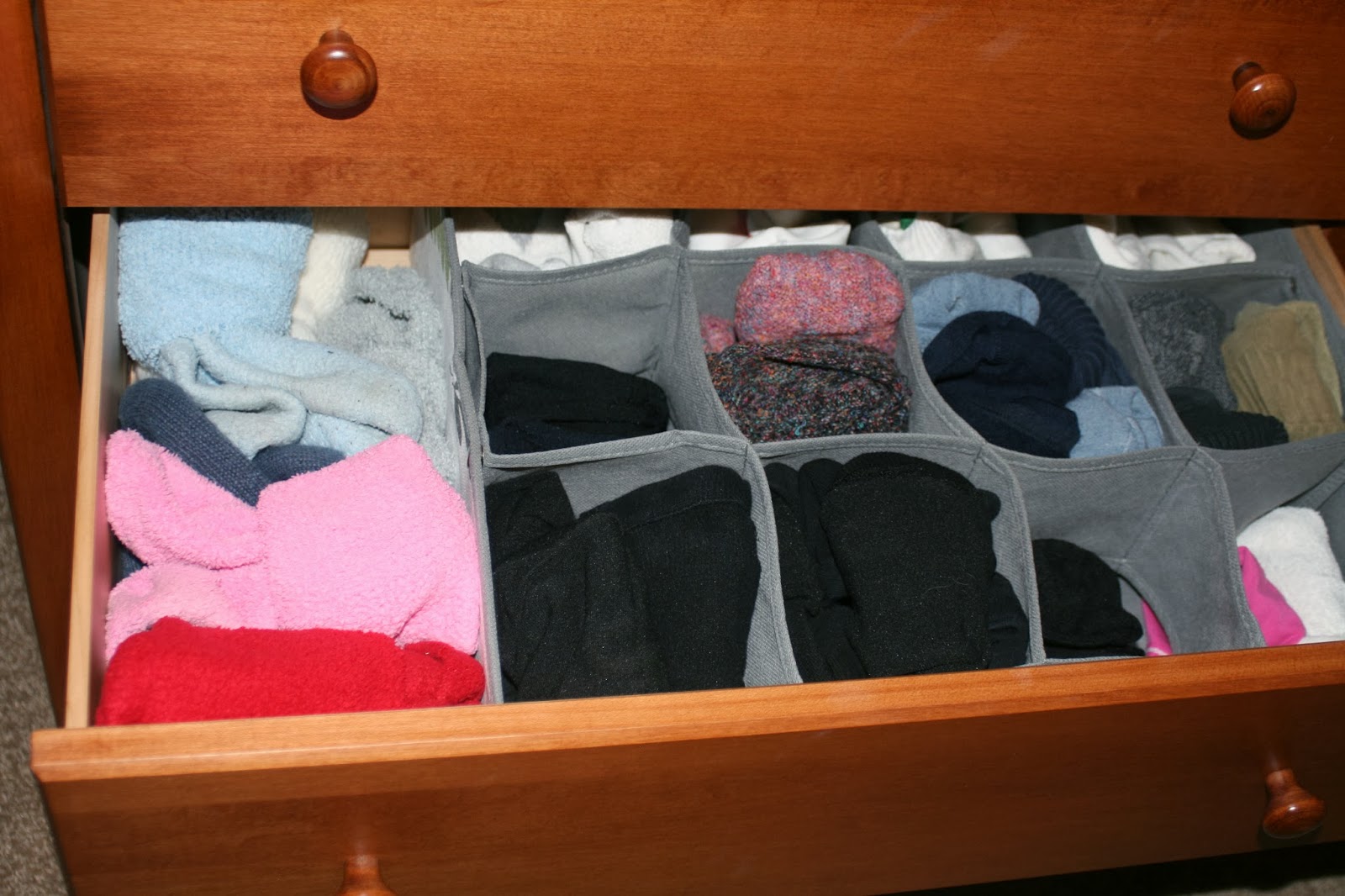 Organizing Our Family Home Decluttered And Organized Sock Drawer