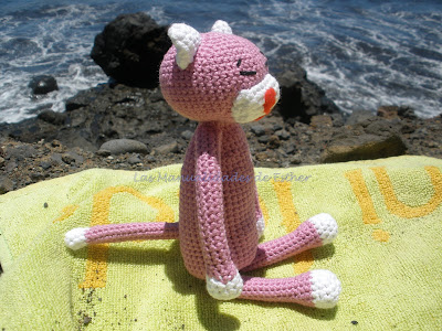 Gato amineko amigurumi