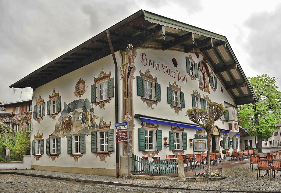 Обераммергау Дом Красной Шапочки