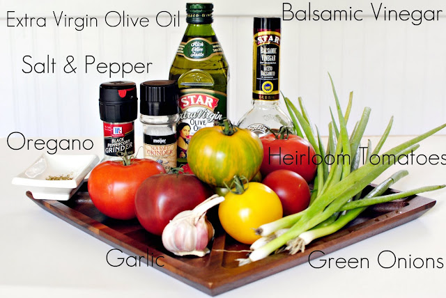 Balsamic Heirloom Tomato Salad l SimplyScratch.com