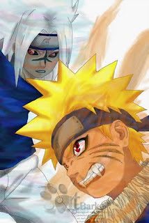 Naruto Vs Sasuke The Battle Begins: Naruto vs. Sasuke (オマエと戦いたい！ついに激突 サスケVSナルト, Omae to Tatakaitai! Tsui ni Gekitotsu Sasuke tai Naruto)