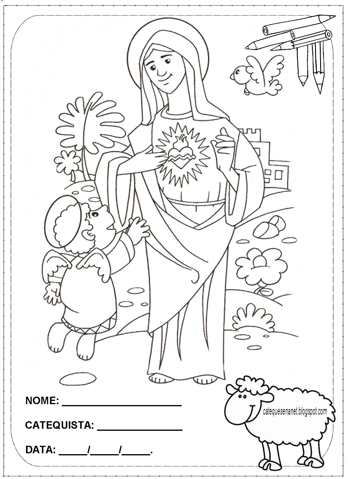 catequese na net imaculado coração de maria