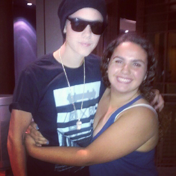 Bieber Exclusive: Justin Bieber meet his fans, Before Mexico show