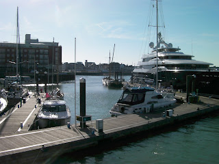 ncp millionaire yacht moored in portsmouth harbour spice island