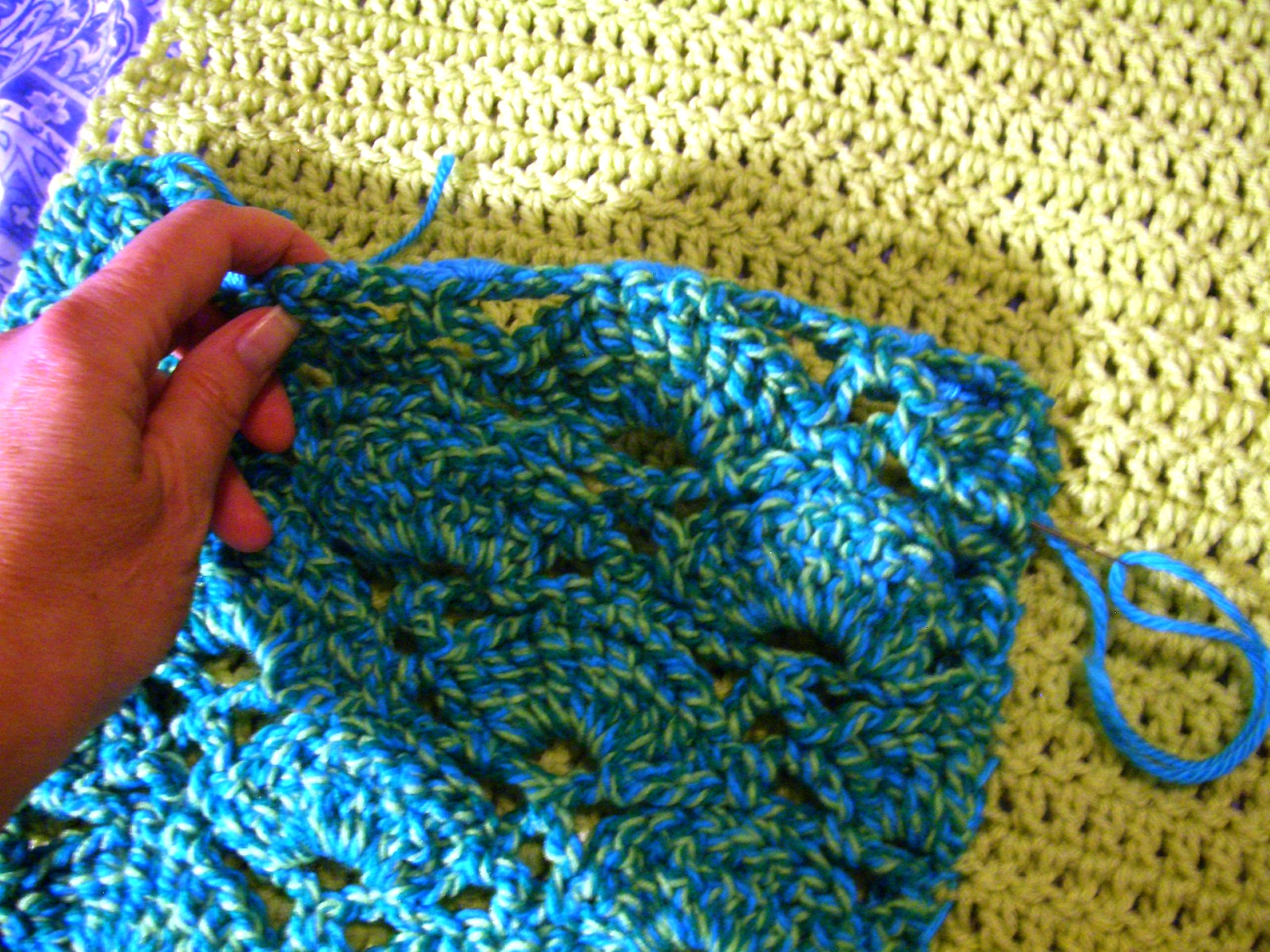 Crochet Parfait Shell Pattern Pillowghan