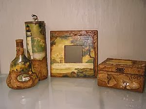 Пробковая подложка в декорировании предметов Пробковая подложка в декорировании предметов