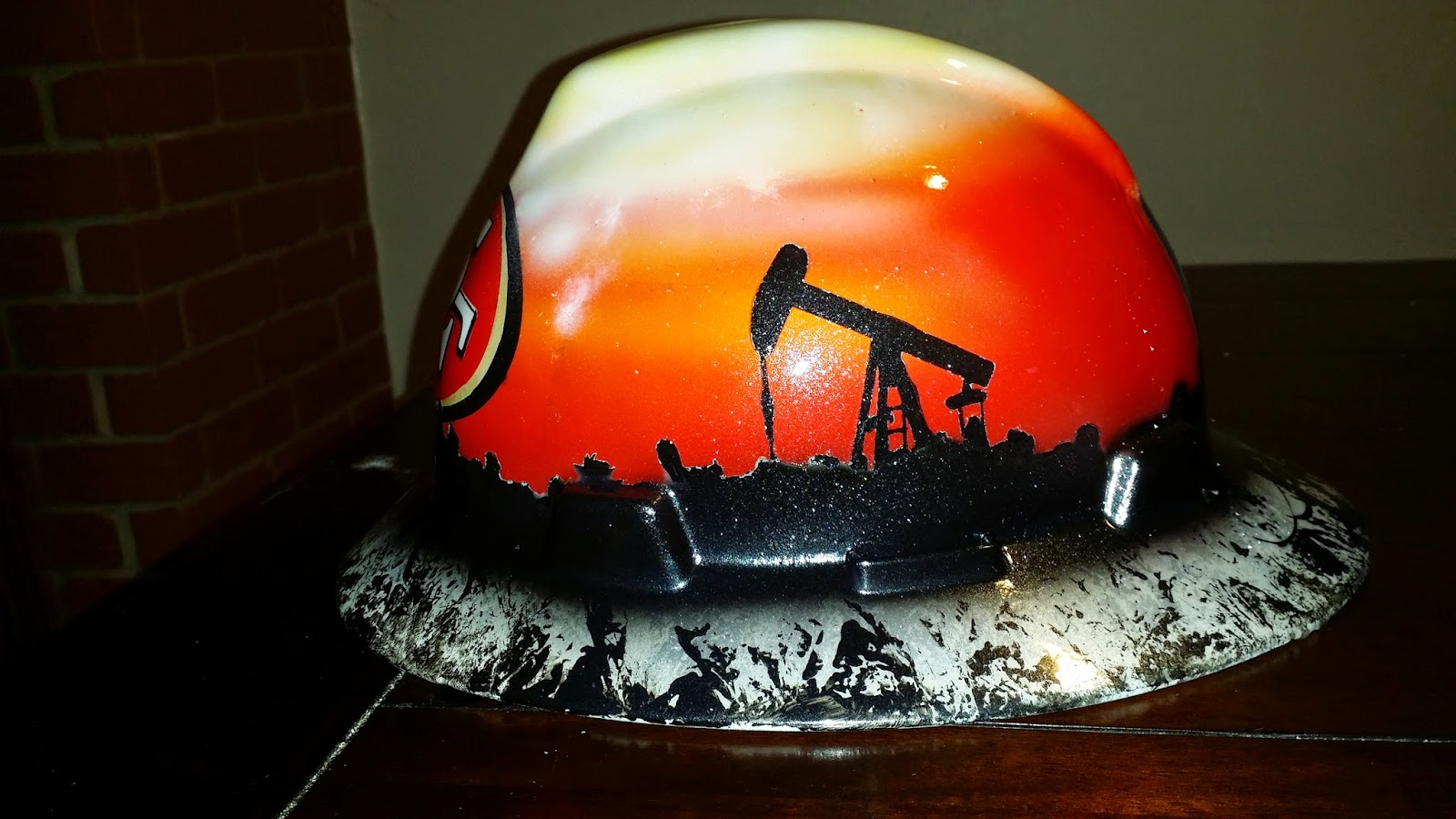 Zimmer DesignZ Custom Paint Custom hard hat from this weekends by