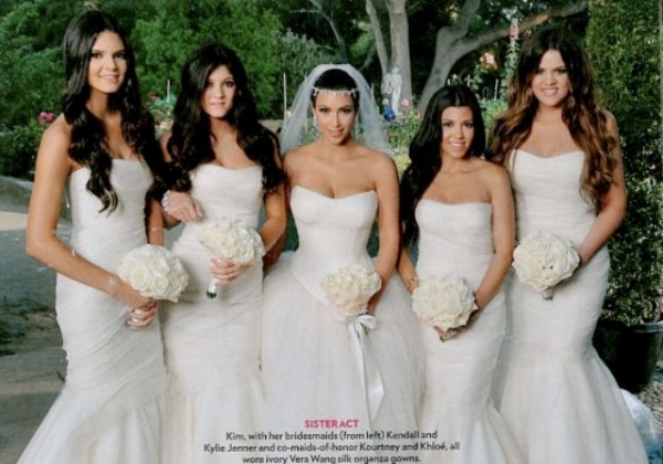 Kim Kardashian Wedding Dresses